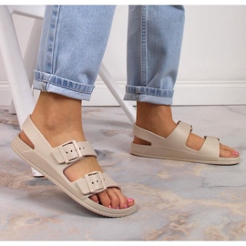 Sandalias sport mujer espuma beige Big Star LL274746 4