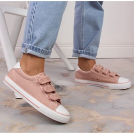 Deportivas mujer velcro rosa Big Star LL274A200 rosado 6