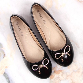 Bailarinas niña lacado negro Vinceza OCA23-2257 4