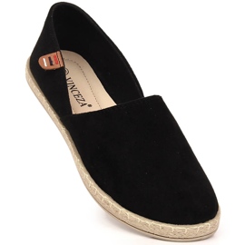 Alpargatas slip-on mujer negras Vinceza 34591 negro 3