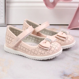 Bailarinas velcro rosa Vinceza 36122 rosado 3