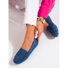 Goodin Mocasín piel Shelovet azul claro 1