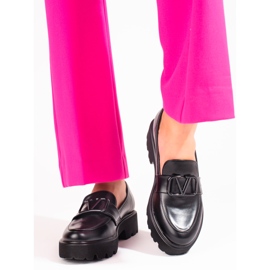 Zapatos de mujer Vinceza fabricados en ecopiel negra negro 3