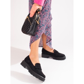 Zapatos de mujer Vinceza en ante negro 2