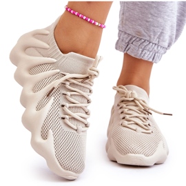 PG1 Zapatillas sin Cordones de Mujer Beige Myles 8