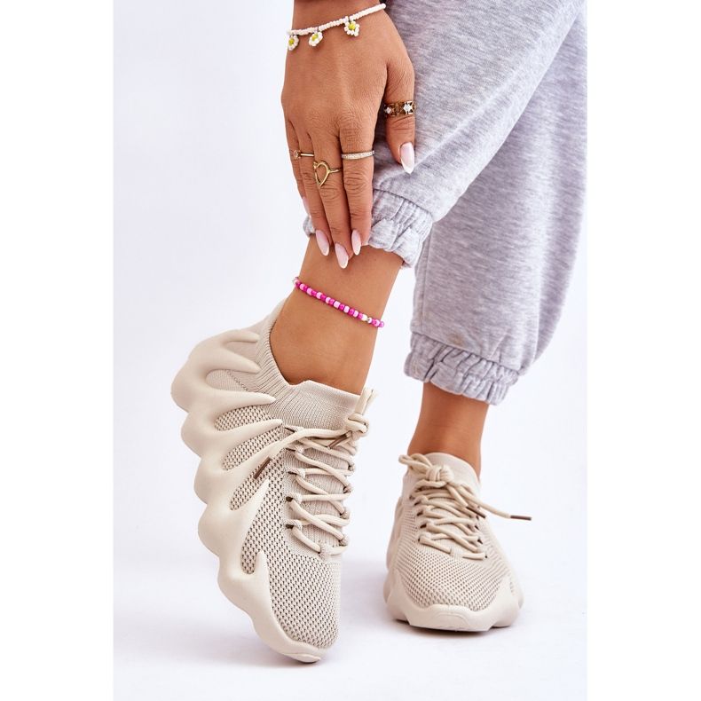 PG1 Zapatillas sin Cordones de Mujer Beige Myles 1