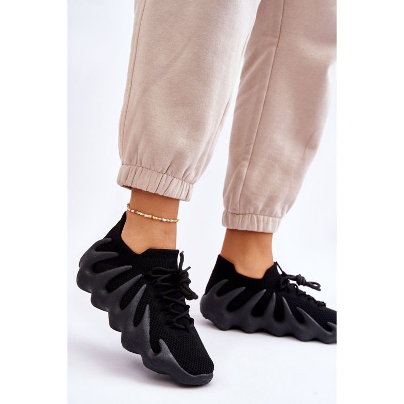 PG1 Zapatillas sin cordones para mujer Negro Myles 2