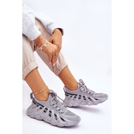 PG1 Zapatillas Moda Mujer Calcetín Gris Daxo 7