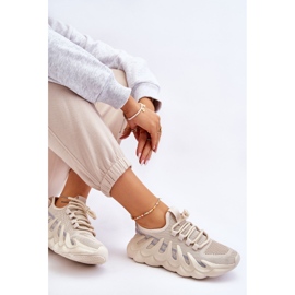 PG1 Zapatillas De Mujer De Estilo Calcetín De Moda Beige Daxo 7