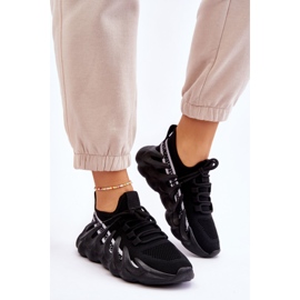 PG1 Zapatillas estilo calcetín de mujer negras Daxo negro 4