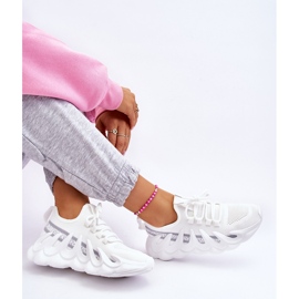 PG1 Zapatillas De Mujer De Moda Con Calcetines Blancas Daxo blanco 8