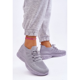 Zapatillas deportivas sin cordones para mujer de Ellison en gris 5