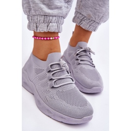 Zapatillas deportivas sin cordones para mujer de Ellison en gris 4