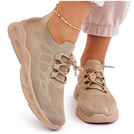 PG1 Ellison Mujer Slip-On Zapatos Deportivos Beige 6