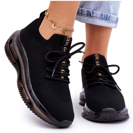 Calcetín sin cordones para mujer GOE JJ2N4080 Negro 10