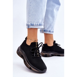 Calcetín sin cordones para mujer GOE JJ2N4080 Negro 3