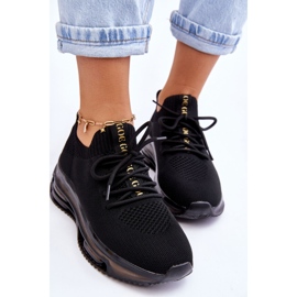 Calcetín sin cordones para mujer GOE JJ2N4080 Negro 4