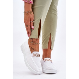 Alena Mujer Slip-On Sneakers Con Adorno Blanco 1