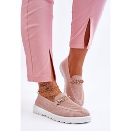 Zapatillas deportivas sin cordones para mujer Pink Alena rosado 4