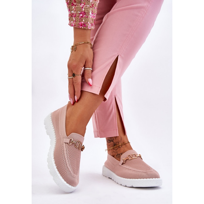 Zapatillas deportivas sin cordones para mujer Pink Alena rosa 2