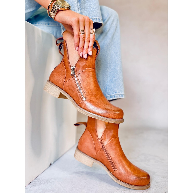 BM Botas primaverales de Franco Camel marrón 2