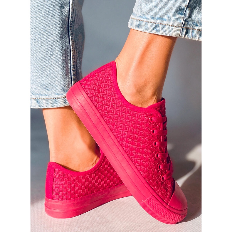 Zapatillas Sears Rojas Color Sólido rojo 2