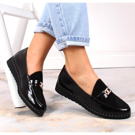 Zapatos de mujer en piel con circonitas Filippo DP1515/23 negro 5
