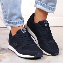 Deportivas con cordones American Club 136/23 azul marino 4