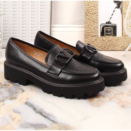 Zapatos mujer tacones y plataforma negros Vinceza 16380 2