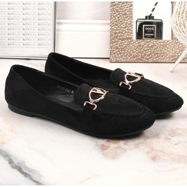 Mocasines mujer ante negro Vinceza 2227 3