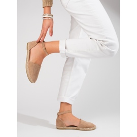 Alpargatas de mujer Vinceza con hebilla beige 2