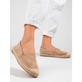 Alpargatas mujer Vinceza beige 1