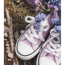 Zapatillas Altas Infantiles Violeta Filemon 4