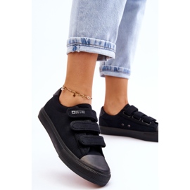 Deportivas Clásicas de Textil Con Velcro Big Star LL274A204 Negro 3