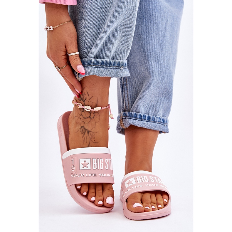 Pantuflas Mujer Big Star Light LL274730 Rosa claro rosado 1