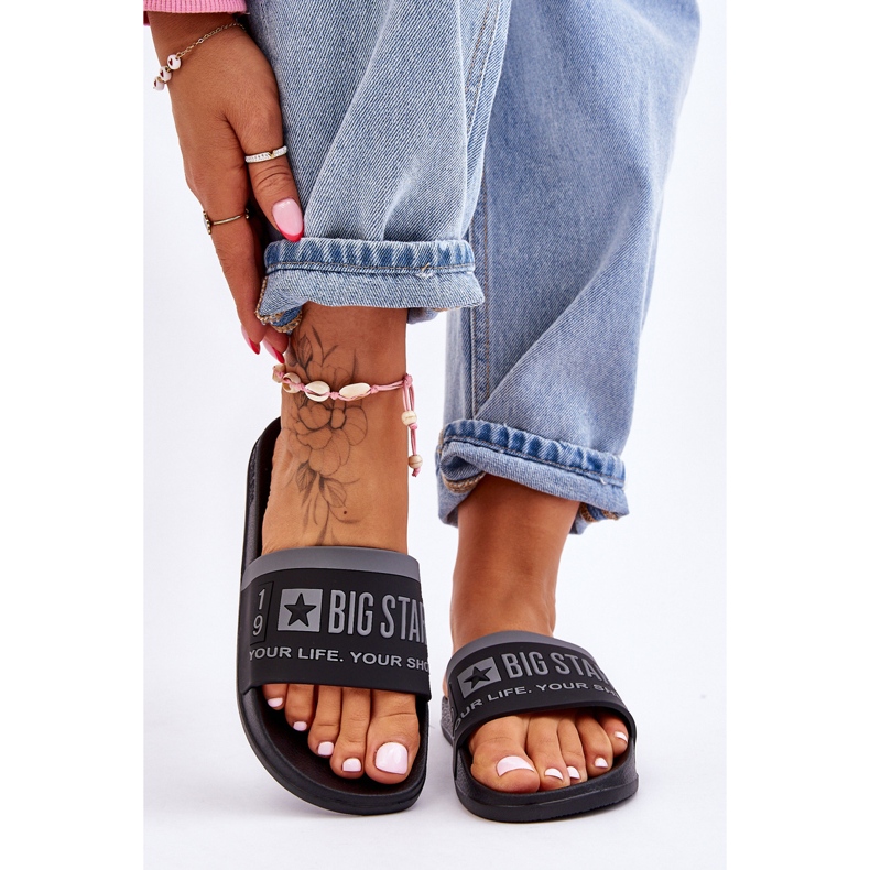 Pantuflas Ligeras Mujer Big Star LL274732 Negro 1