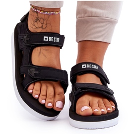 Sandalias Mujer Sport Plataforma Big Star LL274789 Negro 11