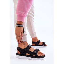 Sandalias Mujer Sport Plataforma Big Star LL274789 Negro 6