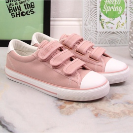 Deportivas mujer velcro rosa Big Star LL274A200 rosado 8
