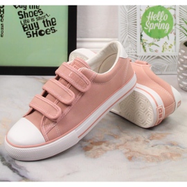 Deportivas mujer velcro rosa Big Star LL274A200 rosado 1