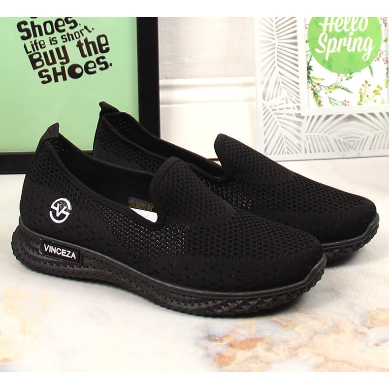Deportivas slip-on mujer negras Vinceza 34602 negro 1 Deportivas slip-on mujer negras Vinceza 34602 negro 1