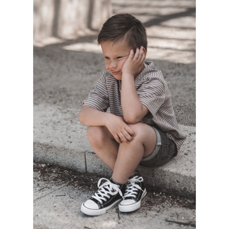 FR1 Zapatillas Altas Infantiles Filemón Negras negro 1