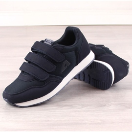 Deportivas de hombre American Club 146/23 azul marino con velcro 4