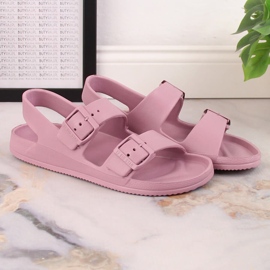 Sandalias sport mujer foam rosa Big Star LL274744 rosado 6