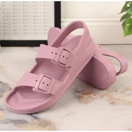 Sandalias sport mujer foam rosa Big Star LL274744 rosado 7