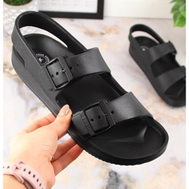 Sandalias sport mujer espuma negra Big Star LL274745 negro 6