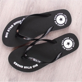 Chanclas negras Big Star LL274800 negro 6