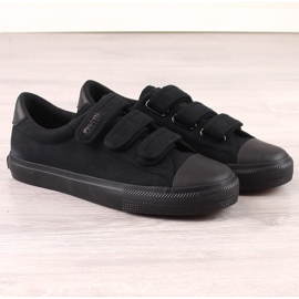 Deportivas negras con velcros para hombre Big Star LL174631 negro 2