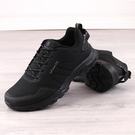 McBraun 5340 Calzado deportivo de trekking softshell negro para hombre 4