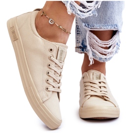 Zapatillas Mujer Smooth Low Big Star LL274061 Beige 11